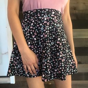 Floral  Skater Skirt